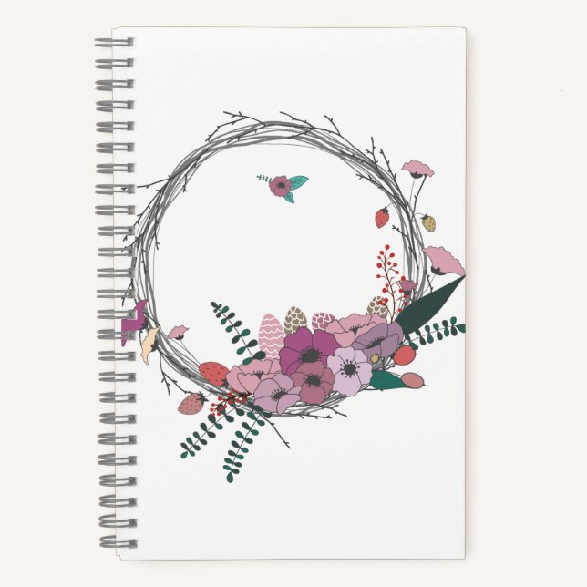 5.5" x 8.5" Spiral Noteboook Notebook (Front)
