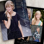 5.5x7.5" Modern 5 Photo Model Comp Card<br><div class="desc">This modern composite card (aka Zed Card) will help you introduce yourself to potential clients and stand out from the crowd! There is space for you to upload photos from your portfolio, make sure you include a clear, unfiltered close-up of your face (a portrait shot), a full-body shot, an action...</div>