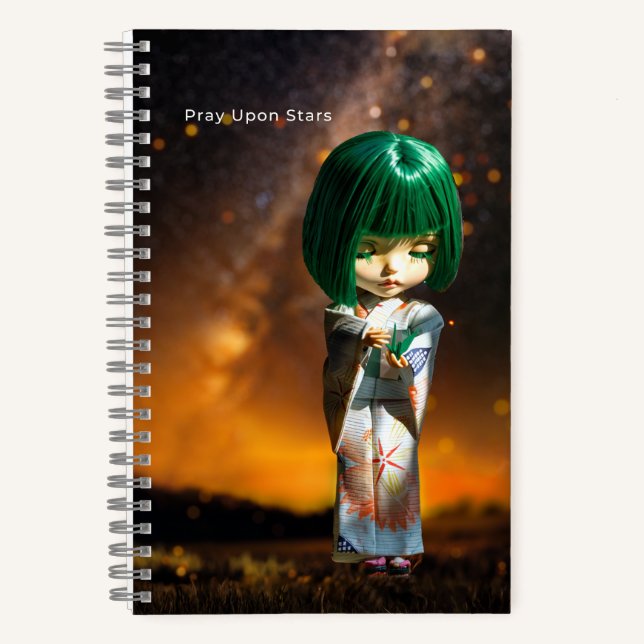 5.5x8.5 Journal: Pray Upon Stars Notebook (Front)