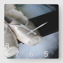 5, 6, 7, 8 - Pointe Shoes & Tutu Clock for Dancers