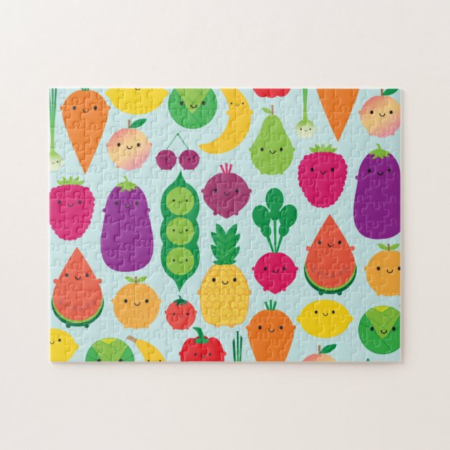 5 A Day Fruit & Vegetables Jigsaw Puzzle (Horizontal)