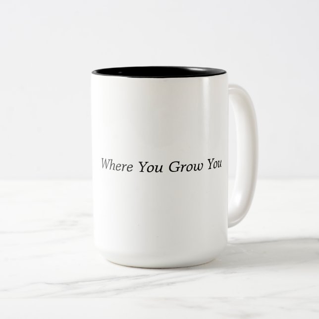 5 AM Club Two-Tone Coffee Mug (Front Right)