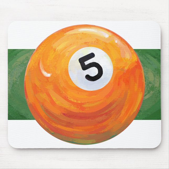 5 Ball Mouse Mat (Front)