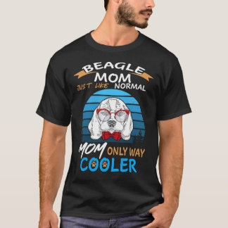5 Beagle Mum Cooler T-Shirt