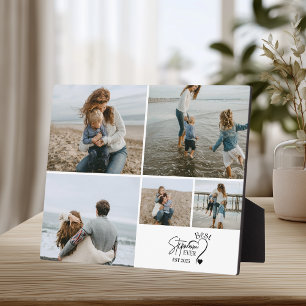 5 Best Stepmom Ever Custom Photo Collage  Plaque