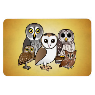 5 Birdorable Owls Magnet