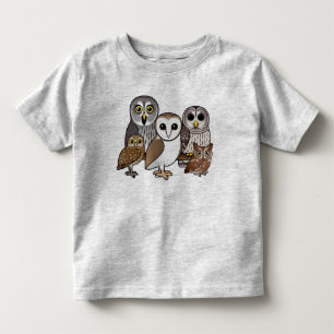 5 Birdorable Owls Toddler T-Shirt