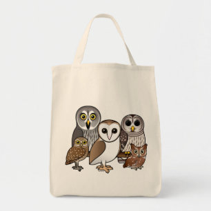 5 Birdorable Owls Tote Bag