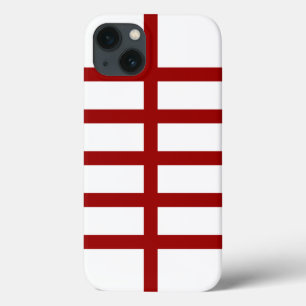 5 Bisected Red Lines iPhone 13 Case