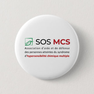 5 Cm Rond Logo SOS MCS + Text 6 Cm Round Badge