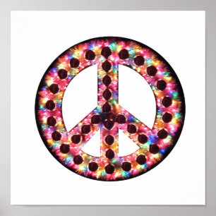 5-colour peace poster