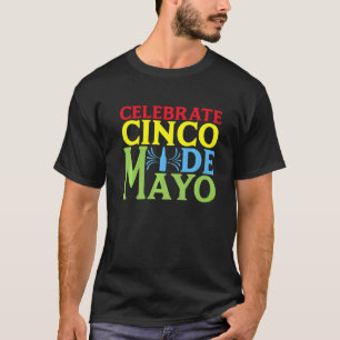 5 De Mayo Celebrate Cinco De Mayo Sombrero Maraca T-Shirt