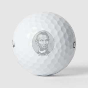 $5 Dollar Money  of President Abraham Lincoln  Golf Balls