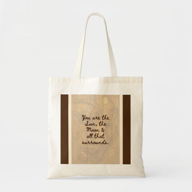 #5 Double Quote Tote - BuddhaToday V1 - Rose n' B Bag (Front)