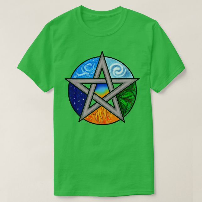 5 elements of nature T-Shirt (Design Front)