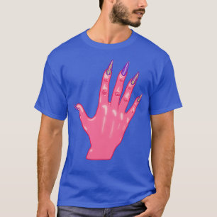 5 Five Acrylic Nails ASL T-Shirt