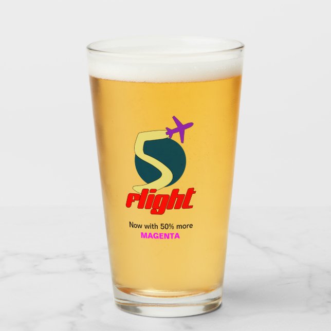 5 Flight Pilot Pint Glass (Front Filled)