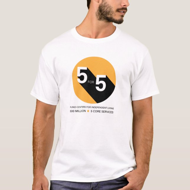 5 FOR 5 CAMPAIGN Light T-Shirts (Front)