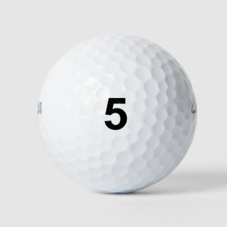 5 GOLF BALLS