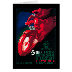 5 Gran Premio Internat'l Motorcycle Poster