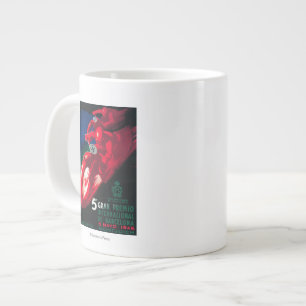 5 Gran Premio Internat'l Motorcycle Poster Large Coffee Mug