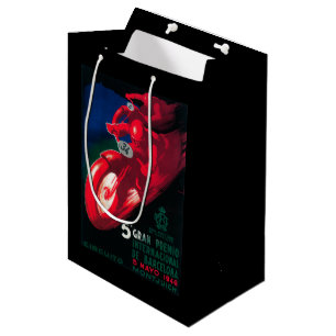 5 Gran Premio Internat'l Motorcycle Poster Medium Gift Bag