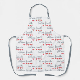 5 Heart Rated Dad Apron