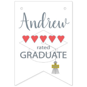 5 Heart Rated Graduate Bunting
