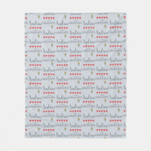 5 Heart Rated Graduate Fleece Blanket