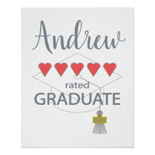 5 Heart Rated Graduate Poster