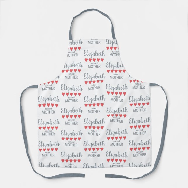 5 Heart Rated Mother Apron (Front)