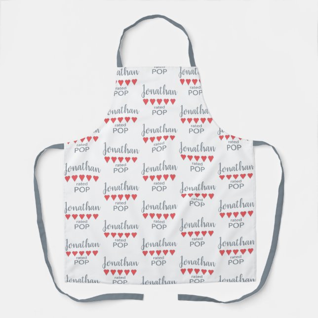 5 Heart Rated Pop Apron (Front)