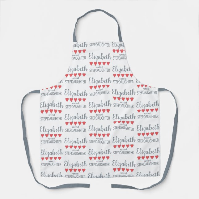5 Heart Rated Stepdaughter Apron (Front)