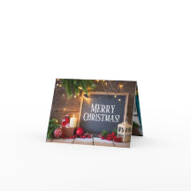 5 Image Christmas Greeting Card