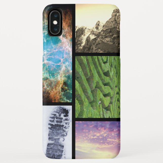 5-Image Photo Collage Tough or Barely There Case-Mate iPhone Case (Back)