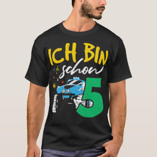 5 Jahre Junge Mdchen Geburtstag Monster Truck 4 T-Shirt