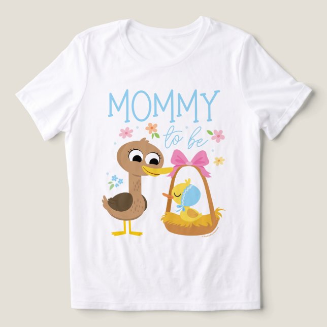 5 Little Ducks | Mummy To Be - Boy Tri-Blend Shirt (Design Front)