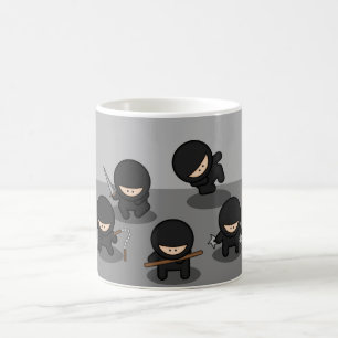 5 Little ninjas Coffee Mug