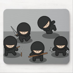 5 Little ninjas Mouse Mat
