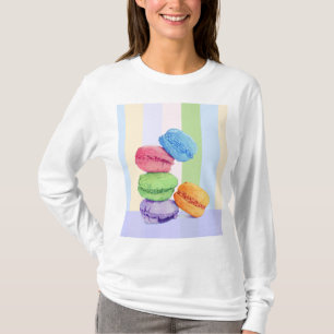 5 Macarons stripes Ladies T-shirt