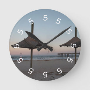 5 o'clock Beach Theme Wall Clock