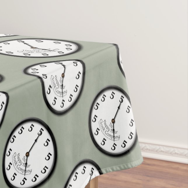 5 O'Clock Clock Tablecloth (In Situ)