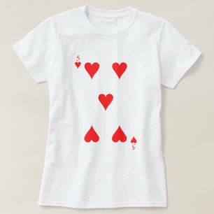 5 of Hearts T-Shirt