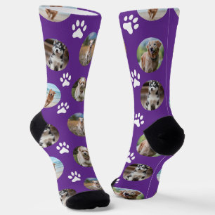 5 Pet Photo Collage Template Make Your Own Purple  Socks