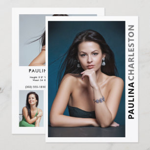 5 Photo 2 Sided Model Actor Pro 5.5x7.5 Template