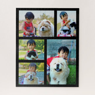 5 Photo Challenging Customised Image Collage Jigsaw Puzzle