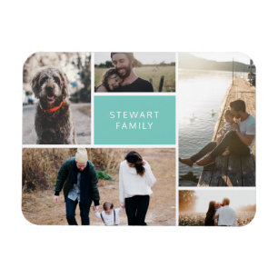 5 Photo Collage Magnet