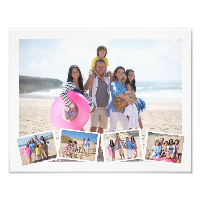 5 Photo Collage Template Personalised (Front)