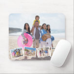 5 Photo Collage Template Personalised Mouse Mat<br><div class="desc">5 Photo Collage Template Personalised mousepad from Ricaso. Add your own photographs to this great collage layout. Designed with one main photo and four smaller images</div>