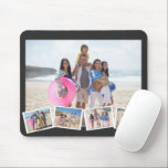 5 Photo Collage Template Personalised Mouse Mat<br><div class="desc">5 Photo Collage Template Personalised mousepad from Ricaso. Add your own photographs to this great collage layout. Designed with one main photo and four smaller images</div>